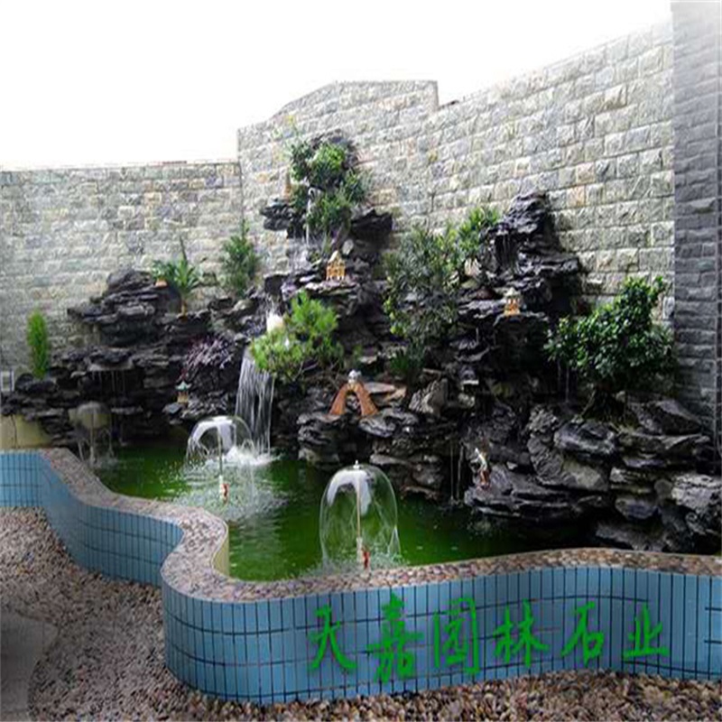 泉山小庭院水景设计